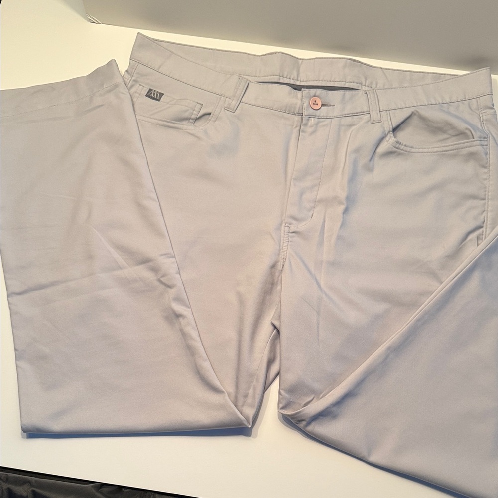 Matte Grey Men's Light Gray Pants